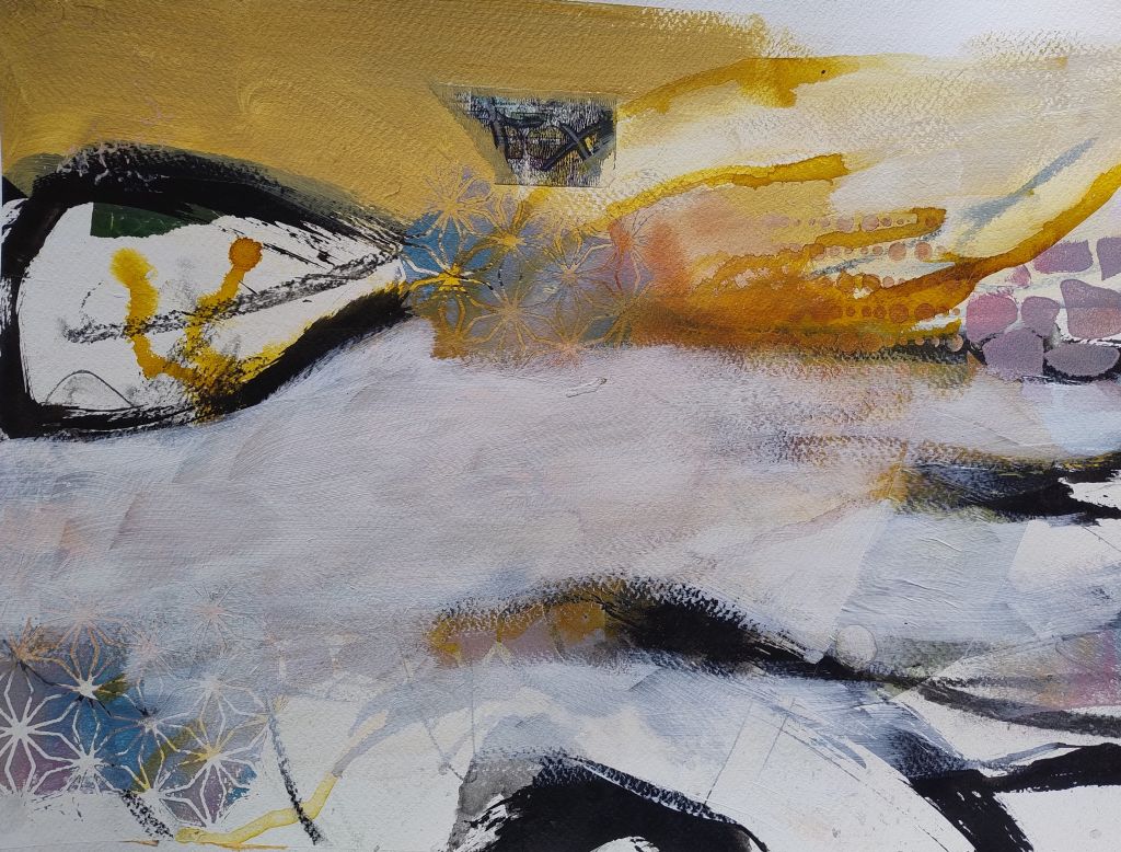 Winterlandschaft abstrakt
